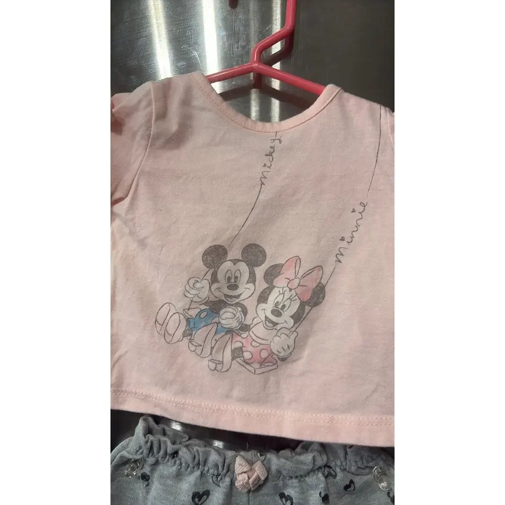 Mickey and Minnie SS Oufit - Disney Baby - NB